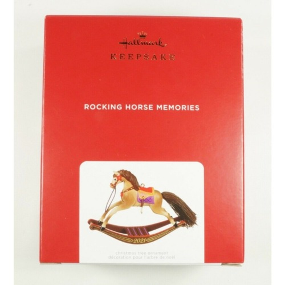 Hallmark 2021 Keepsake Ornament Rocking Horse Memories 2nd in Series NEW